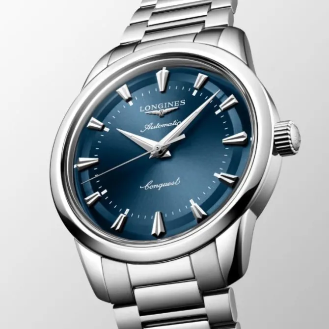 Longines Conquest Heritage 40 mm Automatico Azul
