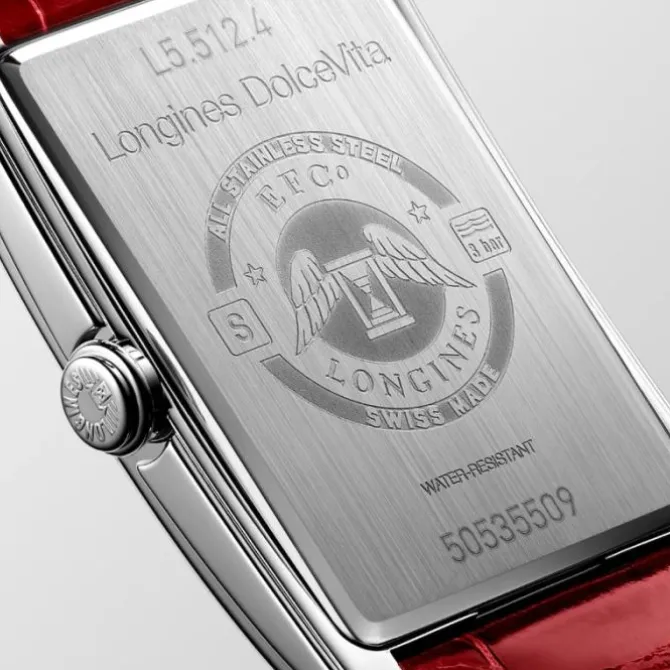 Longines DolceVita Cuarzo Correa Roja