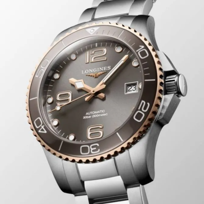 Longines HydroConquest Automático 39 mm Esfera Gris