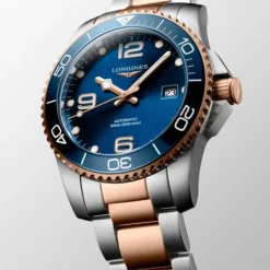 Longines HydroConquest Automático 41 mm Azul PVD Oro Rosa