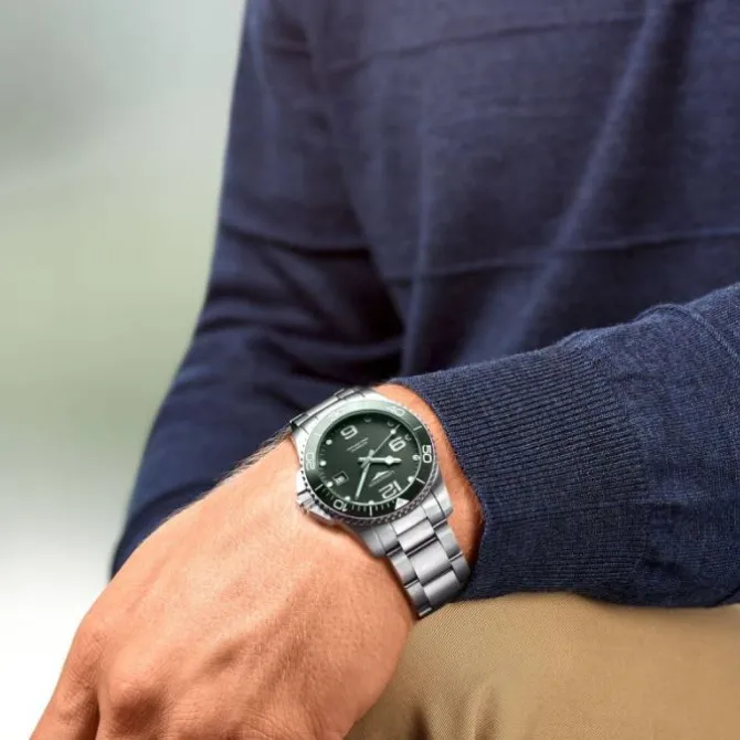 Longines HydroConquest Automatico Verde 41mm L3.781.4.06.6