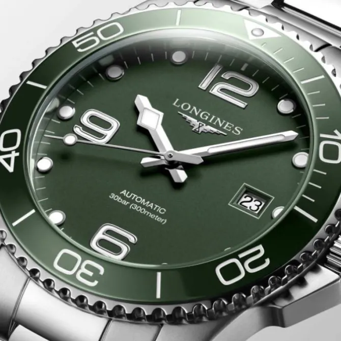 Longines HydroConquest Automatico Verde 41mm L3.781.4.06.6