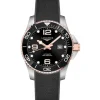 Longines Hydroconquest Automatico 43 mm Acero & Oro Rosa