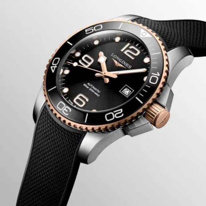 Longines Hydroconquest Automatico 43 mm Acero & Oro Rosa
