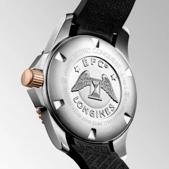 Longines Hydroconquest Automatico 43 mm Acero & Oro Rosa