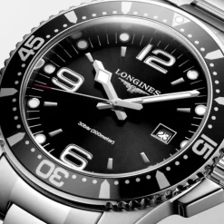 Longines HydroConquest Cuarzo Esfera Negra 44 mm