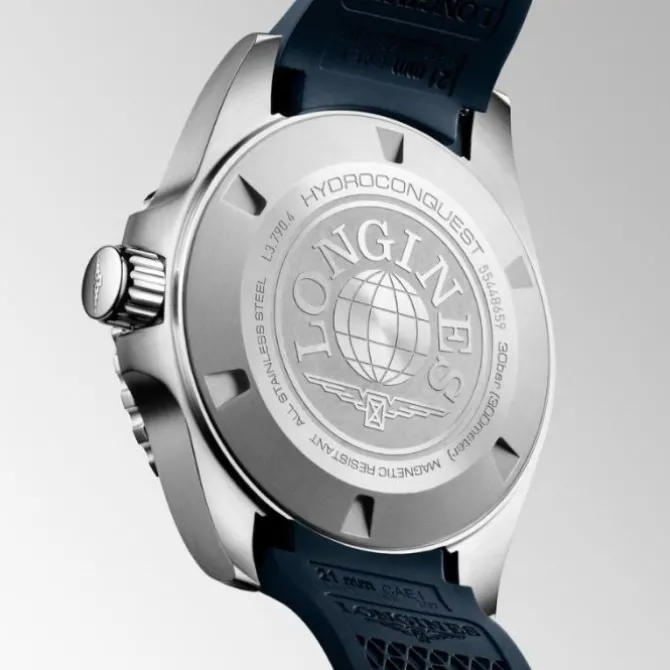 Longines HydroConquest GMT Caucho Azul 41mm