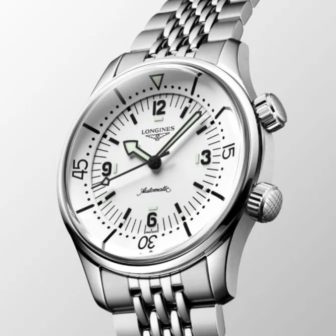 Longines Legend Diver Automatico Blanco 39 mm
