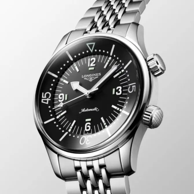 Longines Legend Diver 39mm Automatico Negro