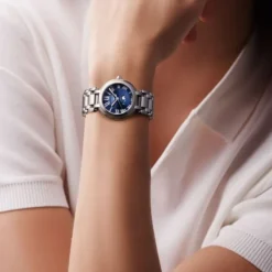 Longines PrimaLuna 30.5 mm Cuarzo Fase Lunar Azul