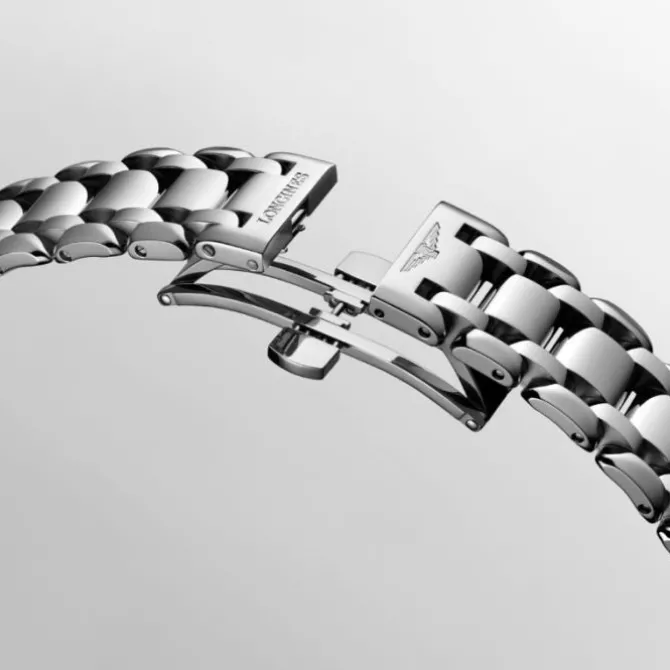 Longines PrimaLuna 30 mm Cuarzo Madre Perla Diamantes
