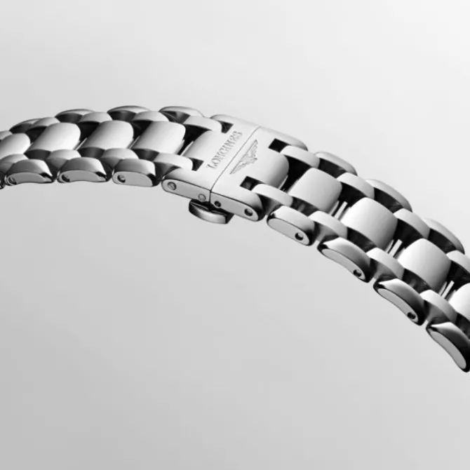 Longines PrimaLuna 30 mm Cuarzo Madre Perla Diamantes