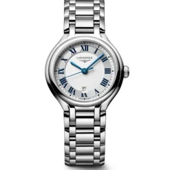 Longines PrimaLuna 30 mm Cuarzo Esfera Plateada