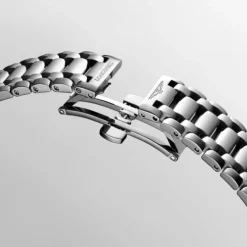 Longines PrimaLuna 30 mm Cuarzo Esfera Plateada
