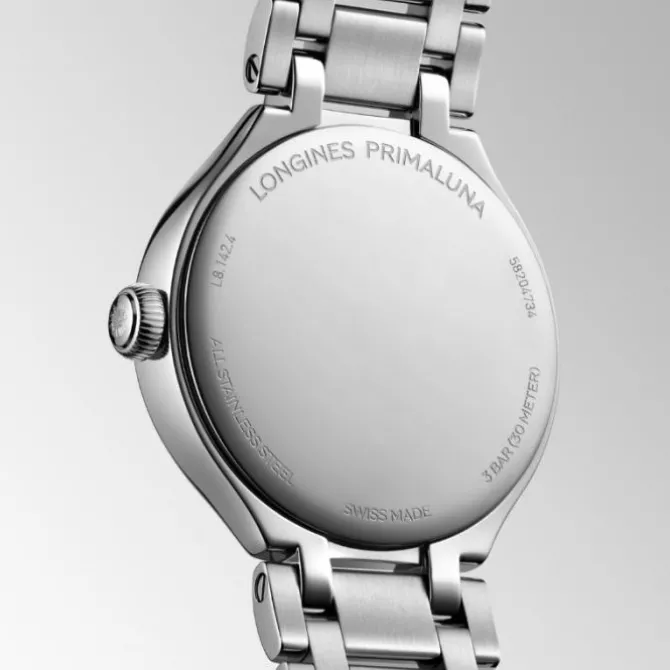 Longines PrimaLuna 30 mm Cuarzo Esfera Madre Perla Diamantes