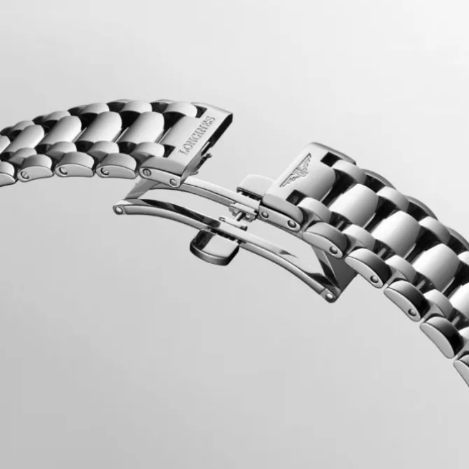 Longines PrimaLuna 34 mm Diamantes Madre Perla Fase Lunar