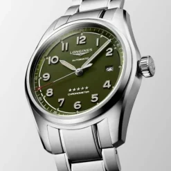 Longines Spirit Automatico 40 mm Verde L3.810.4.03.6