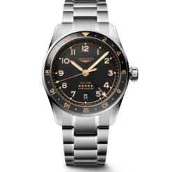 Longines Spirit Zulu Time GMT Automatico Negro 39mm