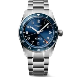 Longines Spirit Zulu Time GMT Azul 39mm