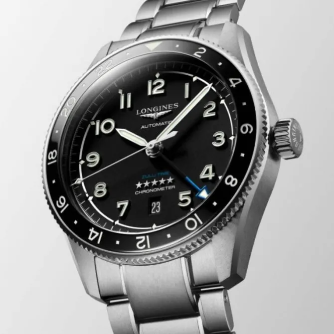 Longines Spirit Zulu Time GMT 42mm L3.812.4.53.6