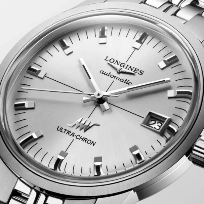 Longines Ultra-Chron Classic Automatico Gris 37mm