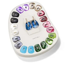 Mattioli Puzzle Kit - Pendientes medianos en oro rosa y diamantes