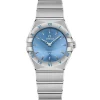 OMEGA Constellation Cuarzo Esfera Azul 28 mm
