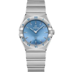 OMEGA Constellation Cuarzo Esfera Azul 28 mm