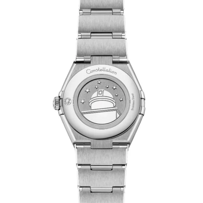 OMEGA Constellation Manhattan Cuarzo Esfera Negra 28 mm 131.10.28.60.06.001