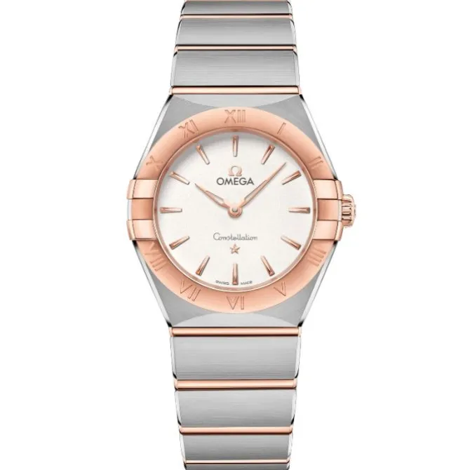OMEGA Constellation Manhattan Cuarzo Oro Rosa 28mm
