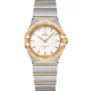 OMEGA Constellation Manhattan Acero y Oro Amarillo 28mm