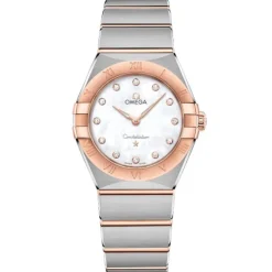 Omega Constellation Manhattan Cuarzo Oro Rosa 28mm