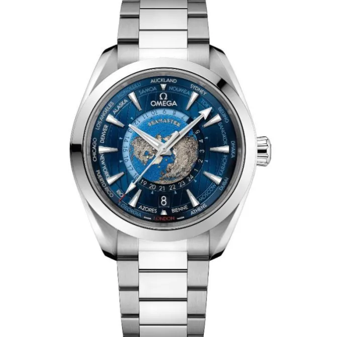 OMEGA Seamaster Aqua Terra 150M Worldtimer GMT 43 mm 220.10.43.22.03.001
