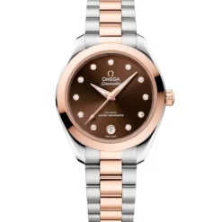 OMEGA Seamaster Aqua Terra 150M 30 mm Marrón Diamantes
