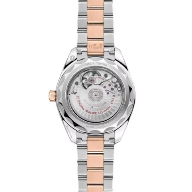 OMEGA Seamaster Aqua Terra 150M 30 mm Marrón Diamantes