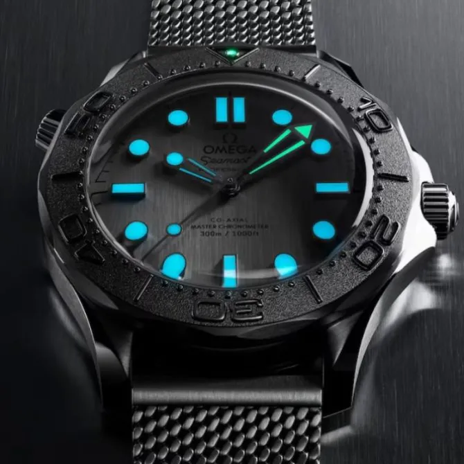Omega Seamaster Diver 300M Acero Bisel Titanio 42mm