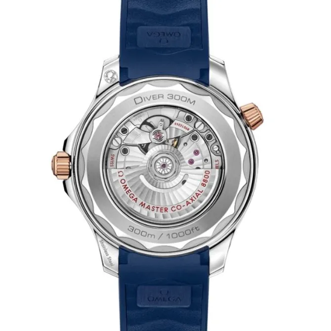OMEGA Seamaster Diver 300M Co-Axial 42 mm Oro Sedna™ y Acero
