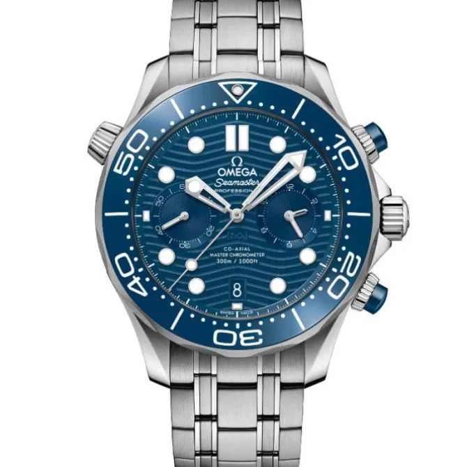 OMEGA Seamaster Diver 300M Co-Axial Cronógrafo 44 mm Azul