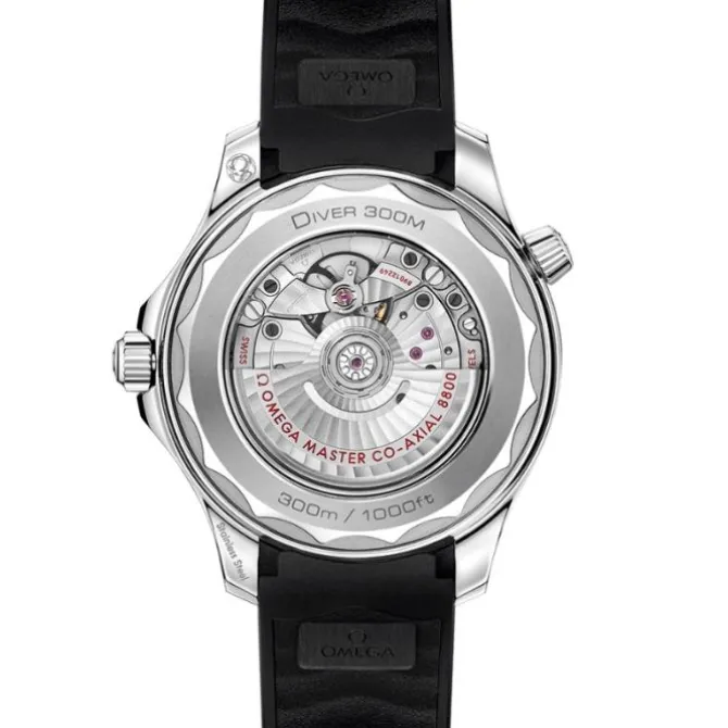 OMEGA Seamaster Diver 300M Co-Axial Master Chronometer Caucho 42 mm
