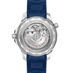 OMEGA Seamaster Diver 300M Co-Axial 42 mm Caucho Azul
