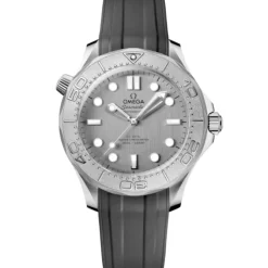 Omega Seamaster Diver 300M Caucho Bisel Titanio 42mm