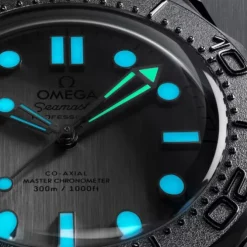 Omega Seamaster Diver 300M Caucho Bisel Titanio 42mm