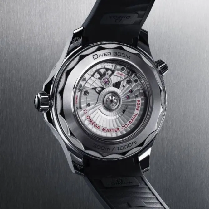 Omega Seamaster Diver 300M Caucho Bisel Titanio 42mm