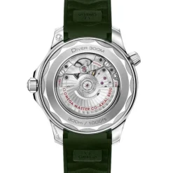 OMEGA Seamaster Diver 300M Co-Axial Master Chronometer Caucho Verde 42 mm