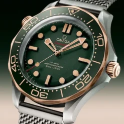 Omega Seamaster Diver 300M Titanio Oro Bronce 42mm