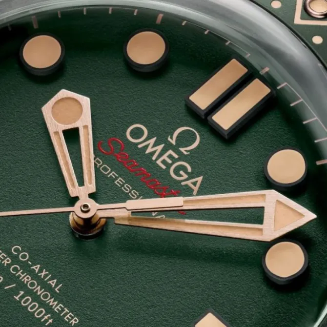 Omega Seamaster Diver 300M Titanio Oro Bronce 42mm