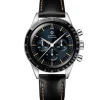OMEGA Speedmaster Moonwatch Serie Aniversario Cuero Negro
