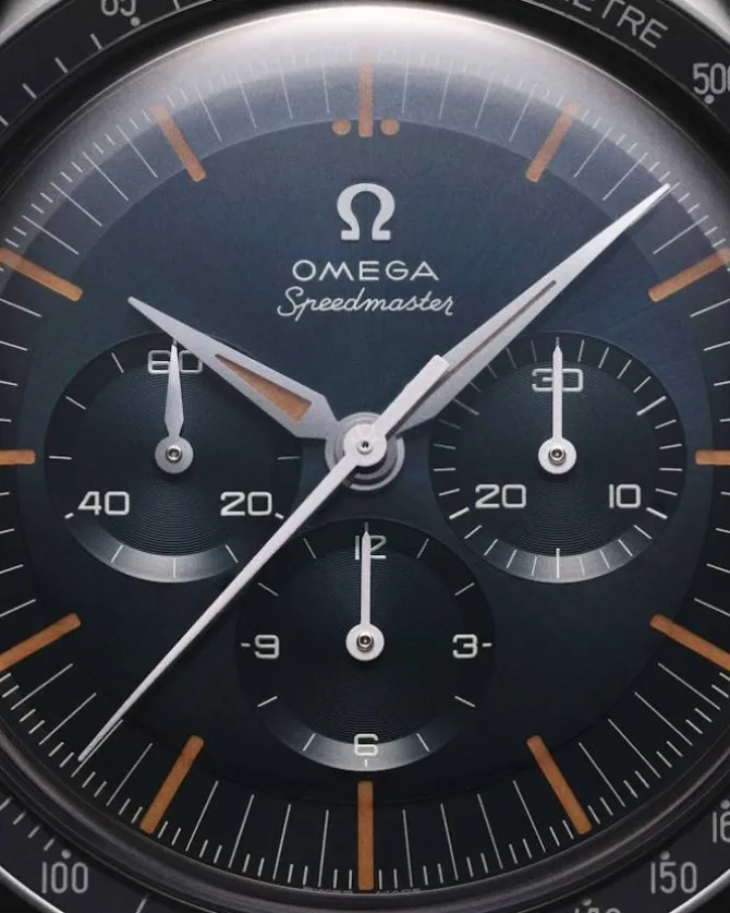 OMEGA Speedmaster Moonwatch Serie Aniversario Cuero Negro
