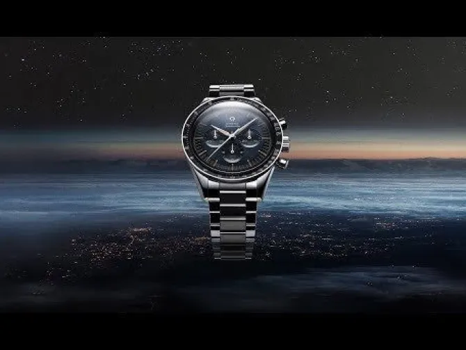 OMEGA Speedmaster Moonwatch Serie Aniversario Cuero Negro