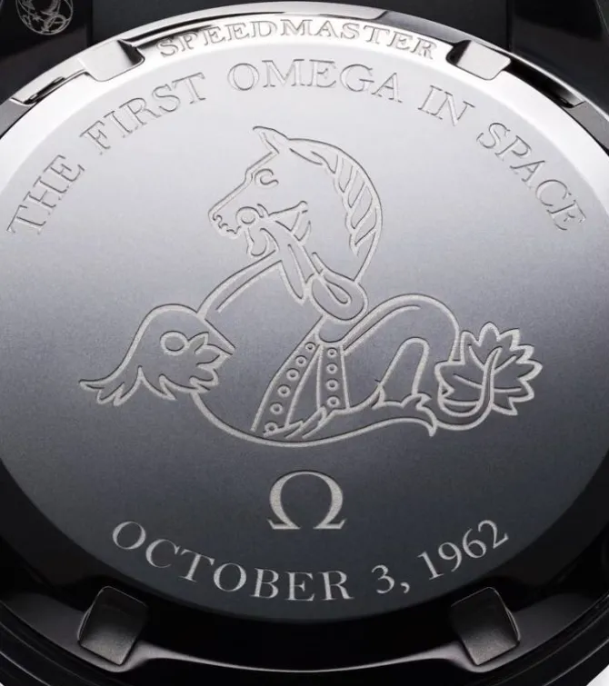 OMEGA Speedmaster Moonwatch Serie Aniversario Cuero Negro